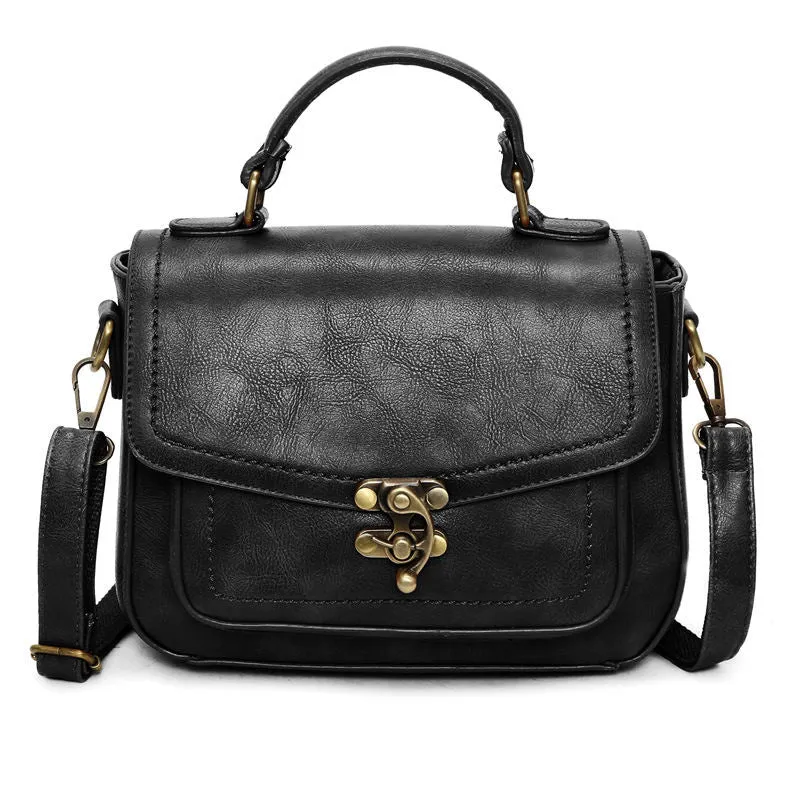 Vintage PU Leather Shoulder Bag