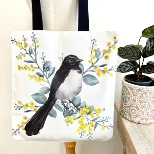 Willie Wagtail Tote Bag