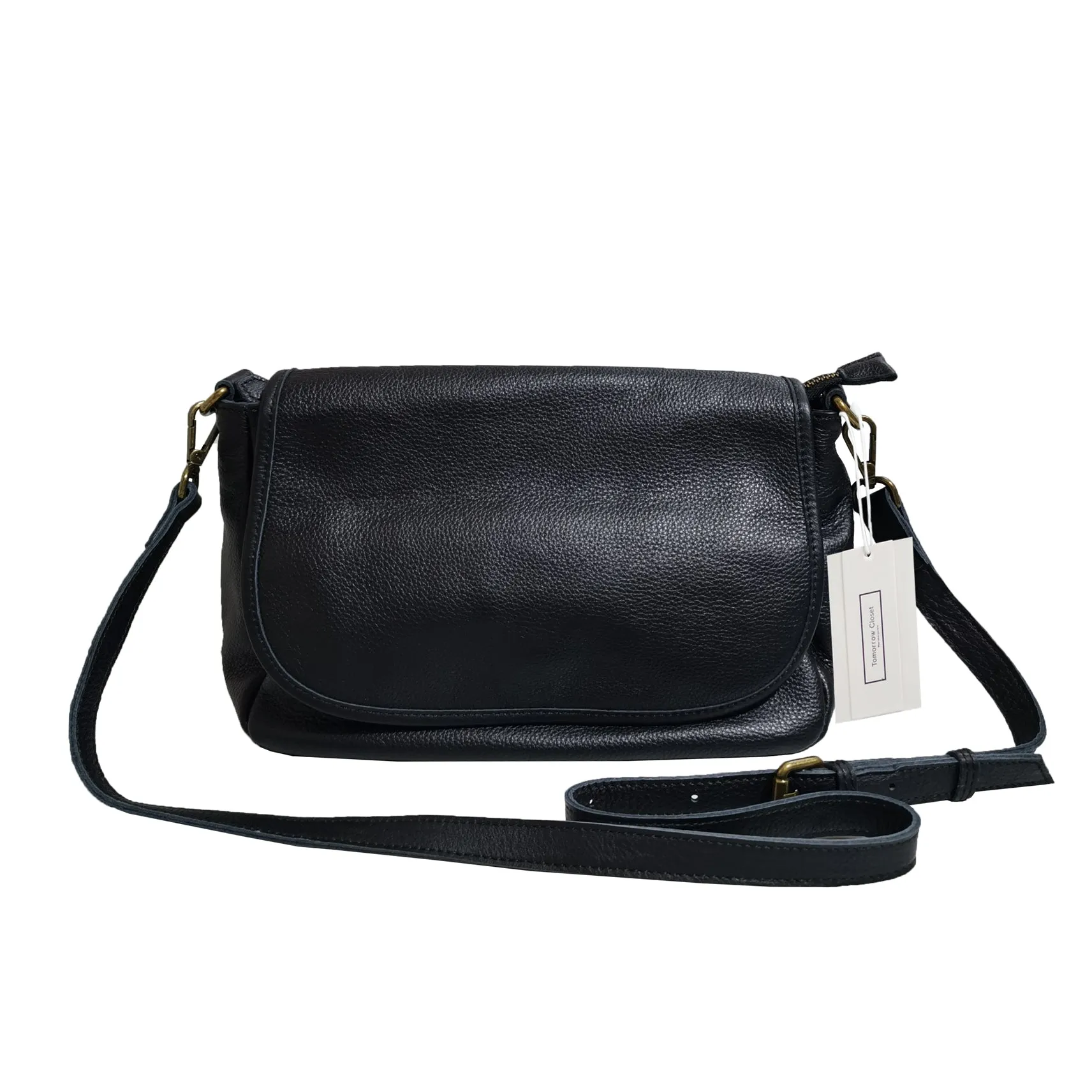 Women's genuine cowhide leather handbag Messenger V2 sling bag