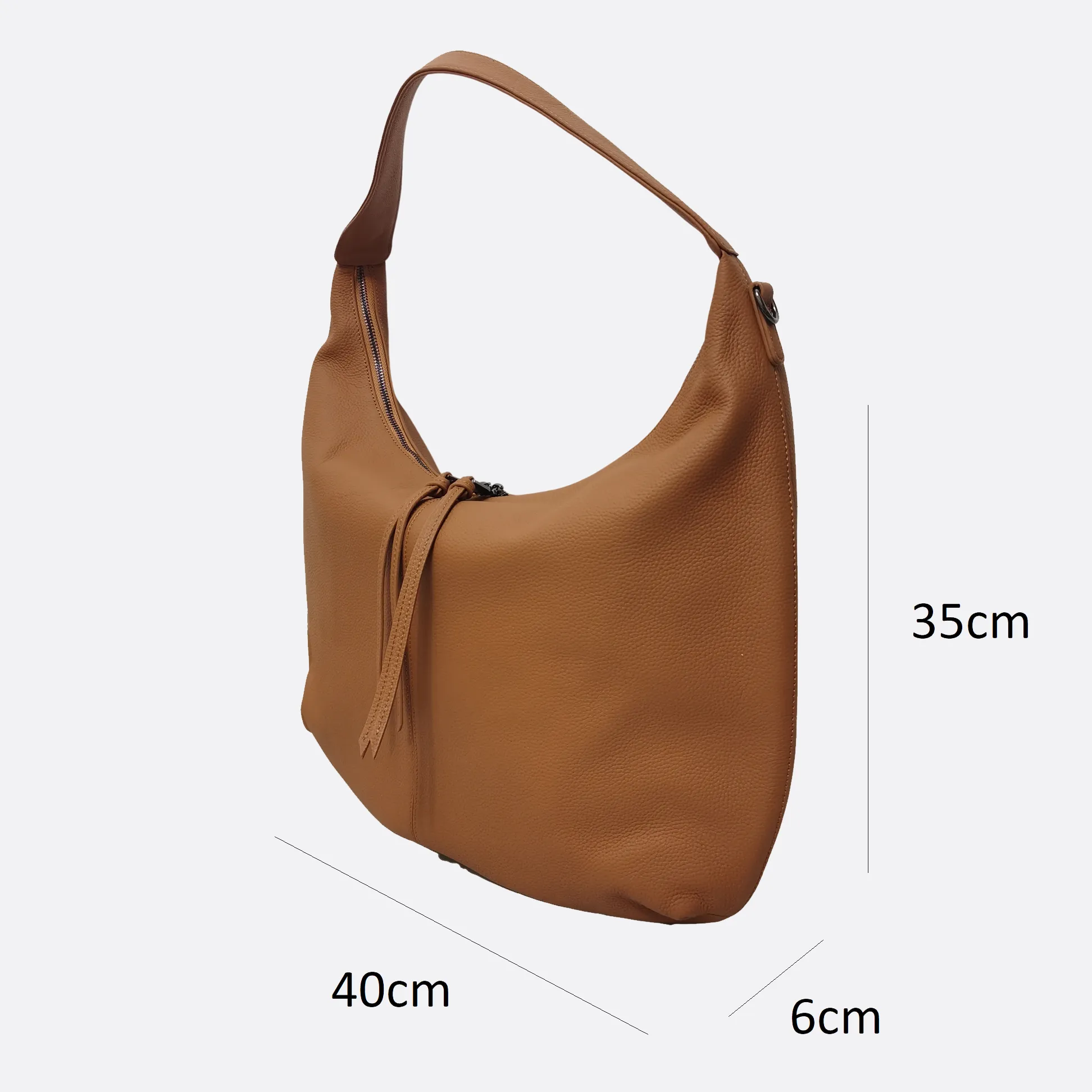 Women's genuine cowhide leather handbag Shell V3 design