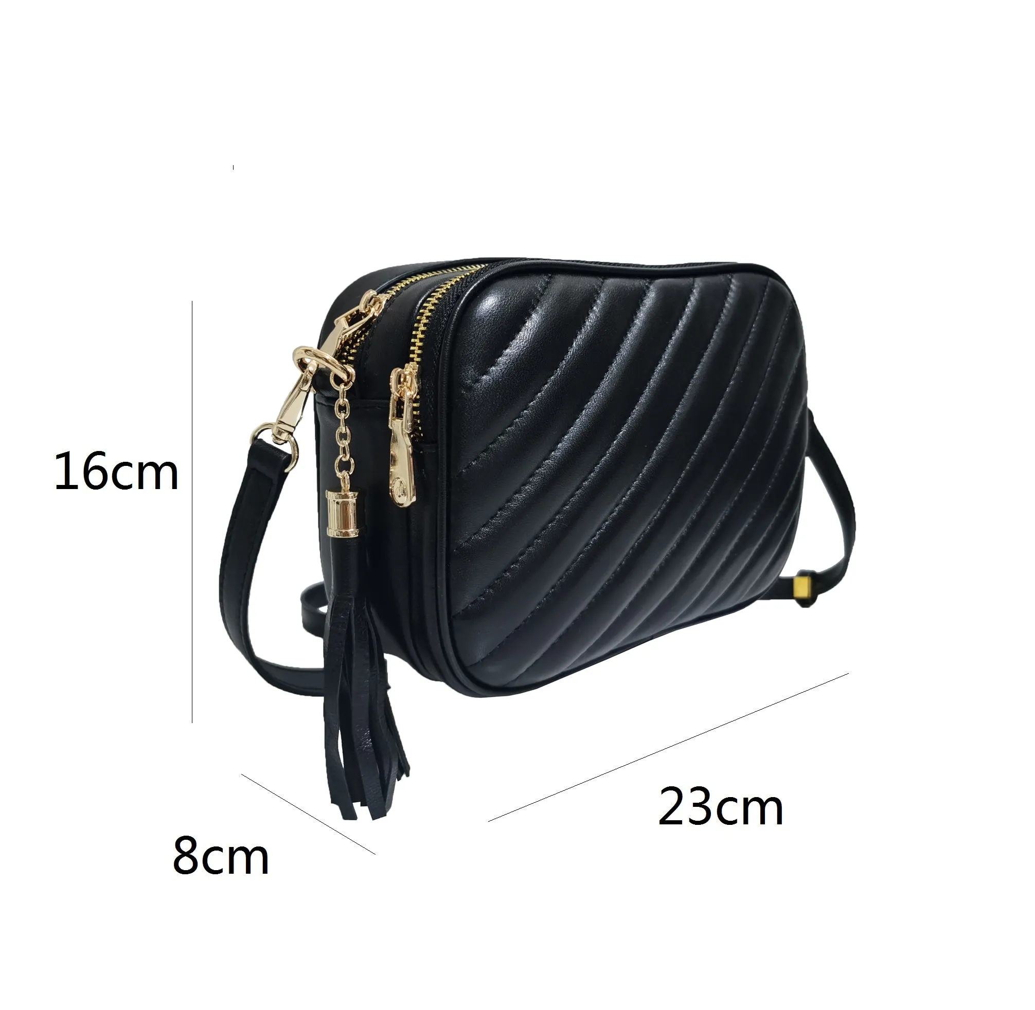 Women's genuine Lambskin handbag Falten Murca design