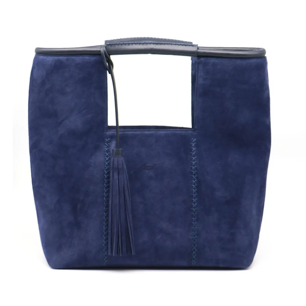 Zeta Suede Leather Large Handbag & Shoulder Bag